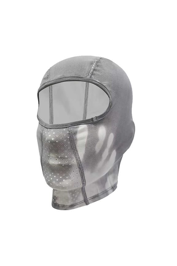 Men Neck Gaiter,Color-Shifting Tech Breathable Skiing Head Windproof Thermal Shiesty Gray