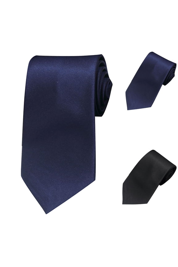 Men Woven Necktie,Formal Width Silk Solid Jacquard Business Tie Blue Free Size