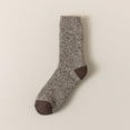 thumbnail image 1 of SGFCWSX Men's 5 Pack Athletic Socks,Fleece Warm Mid-calf Winter Socks Coffee Free Size, 1 of 3