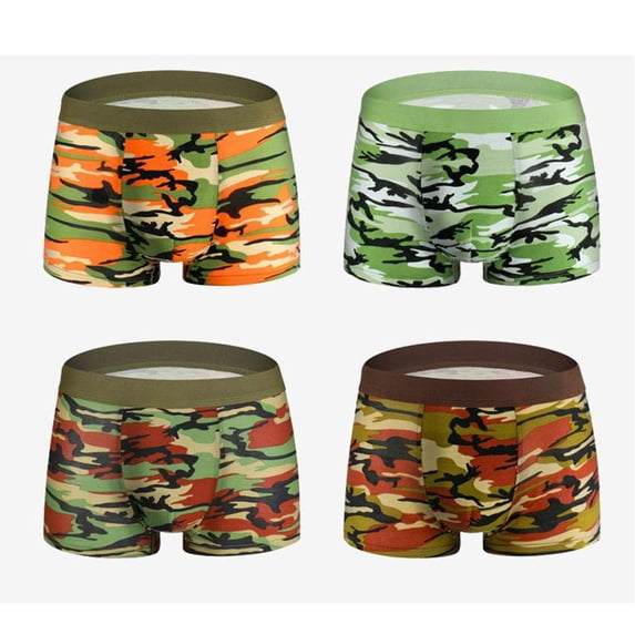 SGFCWSX Men's Camouflage Modal-Blend Boxer Shorts** Camouflage XL