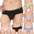 thumbnail image 1 of SGFCWSX Men's Low-Rise Contour-Fit Briefs in Vibrant Palette** Blue XL, 1 of 9