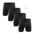 thumbnail image 1 of SGFCWSX Men's Oversized Long-Leg Boxer Shorts** Black S, 1 of 6