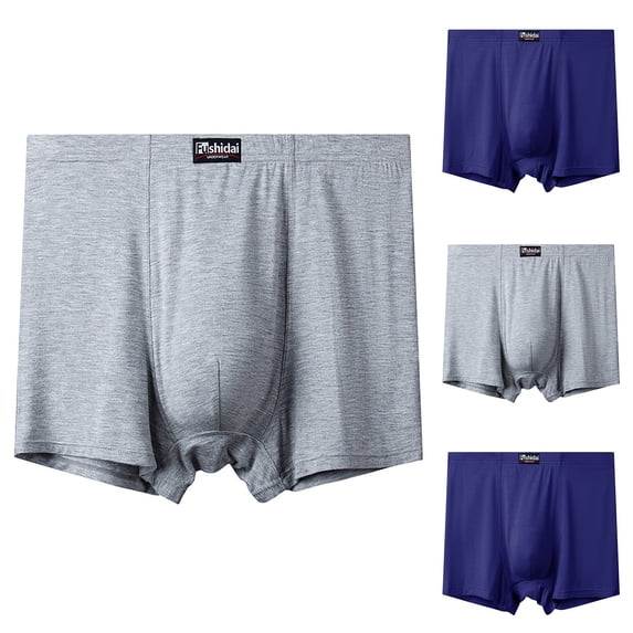 SGFCWSX Men's Plus-Size Seamless Boxer Shorts** Blue 11XL