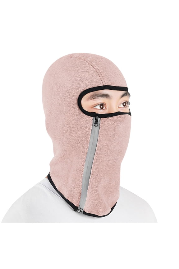 Men's Sun Mask,Casual Outdoor Breathable Mesh Winter Ski Face Mask Pink Free Size