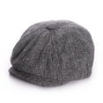 thumbnail image 1 of SGFCWSX Men's Women's Duckbill Hat,Forward Causal Winter Beret Hat Woolen Black Free Size, 1 of 2