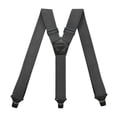 thumbnail image 1 of SGFCWSX Men's Y-Back Suspenders, Adjustable 4-Clip Elastic Casual Formal Dark Gray, 1 of 3