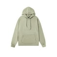 thumbnail image 1 of SGFCWSX Mens Hooded Hoodies, Loose Solid Color Casual Pullover Hoodie Men Coffee L, 1 of 3