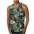 thumbnail image 1 of SGFCWSX Mens Tank Tops Lightweight Camouflage Graphic Sleeveless Comfortable Regular Fit Everyday Top for Men White Size XL, 1 of 4