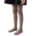 thumbnail image 1 of SGFCWSX Pantyhose for Girls Cable Knit Winter Leggings Under Uniform Teen Dance Stretch Tights Coffee Size 9-12Years, 1 of 3