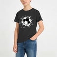thumbnail image 1 of SGFCWSX Teens T Shirts Crew Neck Short Sleeve Graphic Print Casual Sports Tees for Boys Black Size 12-13, 1 of 7