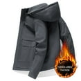 thumbnail image 1 of SGFCWSX Winter Jackets for Men with Hood Fleece Lined Waterproof with Pockets Warm Parka Coat Dark Gray Size 2XL, 1 of 3