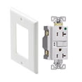 thumbnail image 1 of SGFH20W - ELECTRICAL RECEPTACLE 2POS 20A DECORA GFCI WHT HOSPITAL GRADE, 1 of 1