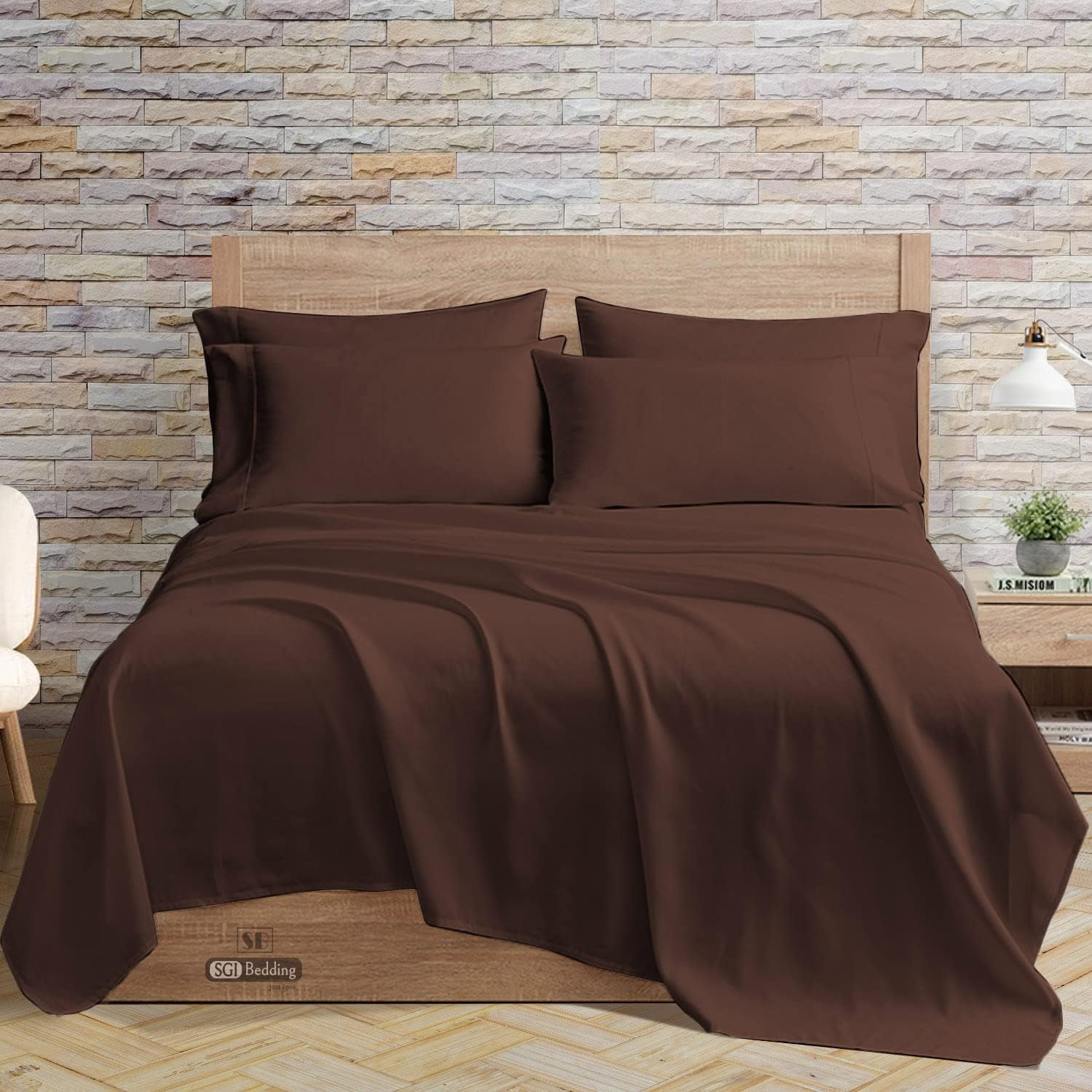 SGI 400 TC 100% Egyptian Cotton Bed Sheets, Luxurious Soft for Premium ...
