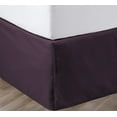 thumbnail image 1 of SGI Bedding 10 Inch Pleated Bed Skirt | Microfiber Bed Skirt | Fade Resistant, Wrinkle Free, Anti-static, Decorative, Extra Storage Space, Clutter-Free | California King, Plum, 1 of 8