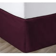 thumbnail image 1 of SGI Bedding 10 Inch Pleated Bed Skirt | Microfiber Bed Skirt | Fade Resistant, Wrinkle Free, Anti-static, Decorative, Extra Storage Space, Clutter-Free | Full, Wine, 1 of 8