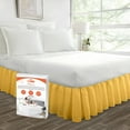 thumbnail image 1 of SGI Bedding 10 Inch Ruffled Bed Skirt | Microfiber Bed Skirt | Fade Resistant, Wrinkle Free, Anti-static, Decorative, Extra Storage Space, Clutter-Free |Full, Golden, 1 of 8
