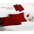 thumbnail image 1 of SGI Bedding 1000 TC Egyptian Cotton Bed Pillowcases Set King Size Pillow cases 1000 Count covers for King Size - Soft, Durable Sheets Cotton Sheets in 1000 TC Burgundy, 1 of 6