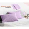 thumbnail image 1 of SGI Bedding 1000 TC Egyptian Cotton Bed Pillowcases Set King Size Pillow cases 1000 Count covers for King Size - Soft, Durable Sheets Cotton Sheets in 1000 TC Lilac, 1 of 6