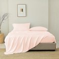 thumbnail image 1 of SGI Bedding 1000 TC Egyptian Cotton Bed Sheet Set - Full Size Sheets 1000 Count Sheets for Full Size Bed - Soft, Durable Sheets Cotton Sheets in 1000 TC 15" Deep Peach, 1 of 7