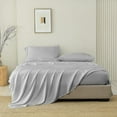 thumbnail image 1 of SGI Bedding 1000 TC Egyptian Cotton Bed Sheet Set - Twin Size Sheets 1000 Count Sheets for Twin Size Bed - Soft, Durable Sheets Cotton Sheets in 1000 TC 15" Deep Light Gray, 1 of 7