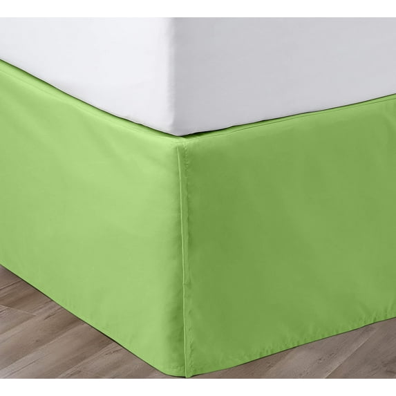 SGI Bedding 11 Inch Pleated Bed Skirt | Microfiber Bed Skirt | Fade Resistant, Wrinkle Free, Anti-static, Decorative, Extra Storage Space, Clutter-Free | Full, Sage