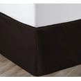 thumbnail image 1 of SGI Bedding 11 Inch Pleated Bed Skirt | Microfiber Bed Skirt | Fade Resistant, Wrinkle Free, Anti-static, Decorative, Extra Storage Space, Clutter-Free | Queen, Chocolate, 1 of 6