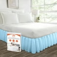 thumbnail image 1 of SGI Bedding 11 Inch Ruffled Bed Skirt | Microfiber Bed Skirt | Fade Resistant, Wrinkle Free, Anti-static, Decorative, Extra Storage Space, Clutter-Free |Twin, Light Blue, 1 of 8