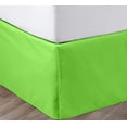 thumbnail image 1 of SGI Bedding 12 Inch Pleated Bed Skirt | Microfiber Bed Skirt | Fade Resistant, Wrinkle Free, Anti-static, Decorative, Extra Storage Space, Clutter-Free | Olympic Queen, Parrot Green, 1 of 6