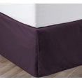 thumbnail image 1 of SGI Bedding 12 Inch Pleated Bed Skirt | Microfiber Bed Skirt | Fade Resistant, Wrinkle Free, Anti-static, Decorative, Extra Storage Space, Clutter-Free | Twin, Plum, 1 of 6