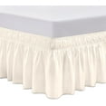 thumbnail image 1 of SGI Bedding 14 Inch Wrap Around Bed Skirt | Microfiber Bed Skirt | California King, Ivory, 1 of 4