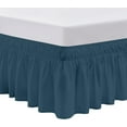 thumbnail image 1 of SGI Bedding 14 Inch Wrap Around Bed Skirt | Microfiber Bed Skirt | California King, Teal, 1 of 4