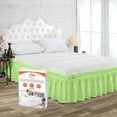 thumbnail image 1 of SGI Bedding 14 Inch Wrap Around Bedskirt | Microfiber Wrap Around Bed Skirt | Fade-Resistant, Wrinkle-free, Anti-static, Decorative, Extra Storage Space, Clutter-Free | Family King, Sage, 1 of 8