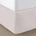 thumbnail image 1 of SGI bedding 17 inch Drop Bed Skirt Full Size Platform Style, Classic Tailored Look, Elegant Pleated Style Dust Ruffle, Split Corners, Wrinkle Resistant Microfiber - Light Grey, 1 of 8