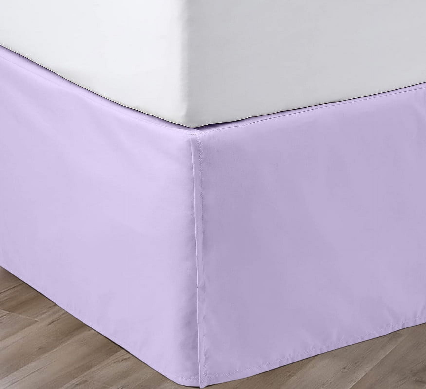 SGI Bedding 16 Inch Pleated Bed Skirt | Microfiber Bed Skirt | Fade ...