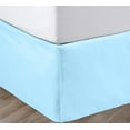 thumbnail image 1 of SGI Bedding 18 Inch Pleated Bed Skirt | Microfiber Bed Skirt | Fade Resistant, Wrinkle Free, Anti-static, Decorative, Extra Storage Space, Clutter-Free | King, Light Blue, 1 of 8