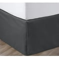 thumbnail image 1 of SGI Bedding 18 Inch Pleated Bed Skirt | Microfiber Bed Skirt | Fade Resistant, Wrinkle Free, Anti-static, Decorative, Extra Storage Space, Clutter-Free | Olympic Queen, Dark Gray, 1 of 8