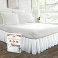 thumbnail image 1 of SGI Bedding 18 Inch Ruffled Bed Skirt | Microfiber Bed Skirt | Fade Resistant, Wrinkle Free, Anti-static, Decorative, Extra Storage Space, Clutter-Free |Queen, White, 1 of 8
