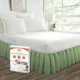 thumbnail image 1 of SGI Bedding 18 Inch Ruffled Bed Skirt | Microfiber Bed Skirt | Fade Resistant, Wrinkle Free, Anti-static, Decorative, Extra Storage Space, Clutter-Free |Twin, Moss, 1 of 8