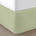 thumbnail image 1 of SGI bedding 11 inch Drop Bed Skirt Full Size Platform Style, Classic Tailored Look, Elegant Pleated Style Dust Ruffle, Split Corners, Wrinkle Resistant Microfiber - Sage, 1 of 8