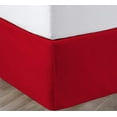 thumbnail image 1 of SGI Bedding 21 Inch Pleated Bed Skirt | Microfiber Bed Skirt | Fade Resistant, Wrinkle Free, Anti-static, Decorative, Extra Storage Space, Clutter-Free | California King, Blood Red, 1 of 8