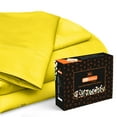 thumbnail image 1 of SGI Bedding 600 TC Egyptian Cotton Bed Sheet Set - Alberta King Size Sheets 600 Count Sheets Soft, Durable Sheets Cotton Sheets in 600 TC 18" Deep, Yellow Solid, 1 of 8