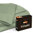 thumbnail image 1 of SGI Bedding 600 TC Egyptian Cotton Bed Sheet Set - Family King Size Sheets 600 Count Sheets Soft, Durable Sheets Cotton Sheets in 600 TC 18" Deep, Moss Solid, 1 of 8