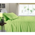 thumbnail image 1 of SGI Bedding 600 TC Egyptian Cotton Bed Sheet Set - Family King Size Sheets 600 Count Sheets Soft, Durable Sheets Cotton Sheets in 600 TC 18" Deep, Sage Stripe, 1 of 8
