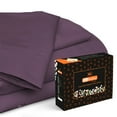 thumbnail image 1 of SGI Bedding 600 TC Egyptian Cotton Bed Sheet Set - Family XL Size Sheets 600 Count Sheets Soft, Durable Sheets Cotton Sheets in 600 TC 15" Deep, Plum Solid, 1 of 8