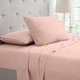 thumbnail image 1 of SGI Bedding 600 TC Egyptian Cotton Bed Sheet Set - King Size Sheets 600 Count Sheets for King Size Bed - Soft, Durable Sheets Cotton Sheets in 600 TC 21" Deep Peach, 1 of 8