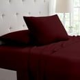 thumbnail image 1 of SGI Bedding 600 TC Egyptian Cotton Bed Sheet Set - RV King Size Sheets 600 Count Sheets for RV King Size Bed - Soft, Durable Sheets Cotton Sheets in 600 TC 12" Deep Burgundy, 1 of 8