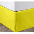 thumbnail image 1 of SGI Bedding 9 Inch Pleated Bed Skirt | Microfiber Bed Skirt | Fade Resistant, Wrinkle Free, Anti-static, Decorative, Extra Storage Space, Clutter-Free | California King, Yellow, 1 of 8