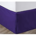 thumbnail image 1 of SGI Bedding 9 Inch Pleated Bed Skirt | Microfiber Bed Skirt | Fade Resistant, Wrinkle Free, Anti-static, Decorative, Extra Storage Space, Clutter-Free | Queen, Purple, 1 of 8