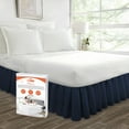 thumbnail image 1 of SGI Bedding 9 Inch Ruffled Bed Skirt | Microfiber Bed Skirt | Fade Resistant, Wrinkle Free, Anti-static, Decorative, Extra Storage Space, Clutter-Free |California King, Navy Blue, 1 of 8