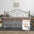 thumbnail image 1 of SGI Bedding Day Bed Skirt | Full 16" Inch Drop, Ruffled Microfiber Bed Skirt | Fade Resistant, Wrinkle Free, Anti-static, Decorative, Extra Storage Space, Clutter-Free | Zebra Print, 1 of 8
